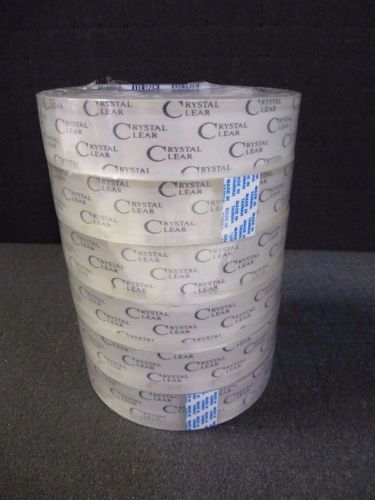 Uline crystal clear tape 1&#034; x 72 yds 2.2 mil 3&#034; core pkg of 6 rolls for sale