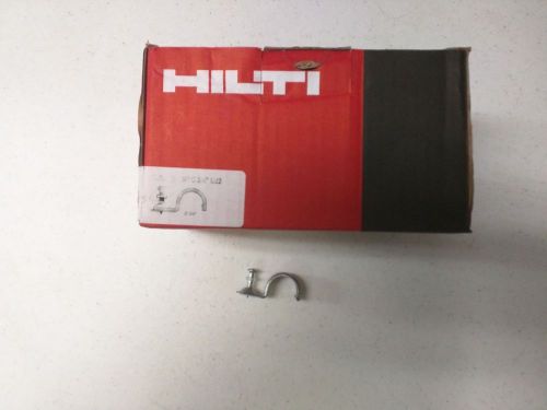 NEW HILTI X-EMTC 3/4&#034; U22 CONDUIT CLIP W/PRE-MOUNTED NAIL 100pc #226908