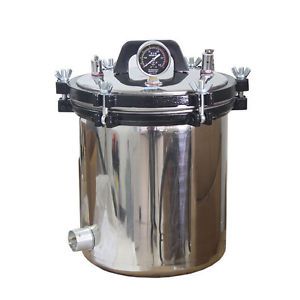 Portable 280A Stainless Steel Autoclave 18L/24L Steam Sterilizing Pot