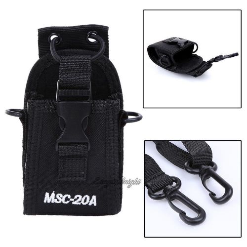 Walkie talkie msc-20a case bag holder for motorola kenwood baofeng uv82 radio for sale