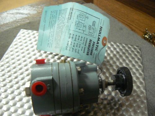 New Moore Nullmatic 41-15 Pressure Regulator, 0-15 PSI, NOS with Tag