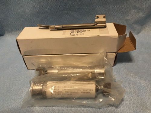 Laryngoscope Set (3 handles And 2 Size 2 Miller Blades)