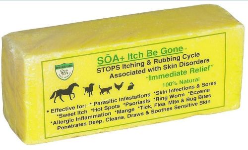 NEW SOA + Itch Be Gone Bar Soap for Animals 11 oz