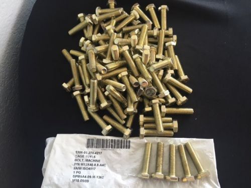 Machine bolt m10x40-8.8-a4c full threaded for sale