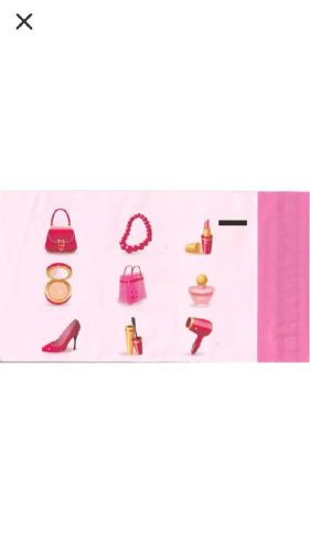 70 Pink Make Up Designer Mailers Poly Shipping Envelopes Boutique Bags size 6x9