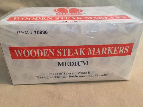 Wooden Steak Markers, Medium