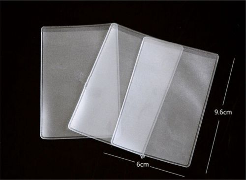 10pcs soft plastic clear credit card sleeves protectors dustproof waterproof lau for sale