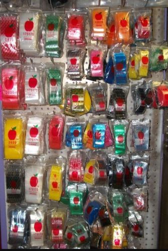 AUTHENTIC APPLE BAGS #12510 (1,000) Clear And Colors Baggies Zip Lock Sale