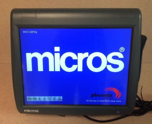 Micros WS 5A Workstation 5A Terminal With Stand  400814-101  (unit 15)