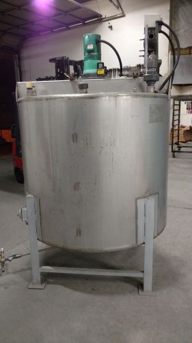 500 gallon stainless steel mixing tank