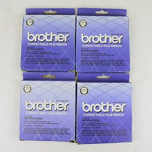 NEW Old Stock 4 Pack of Brother Correctable Film Ribbon 1030 Black AX Series