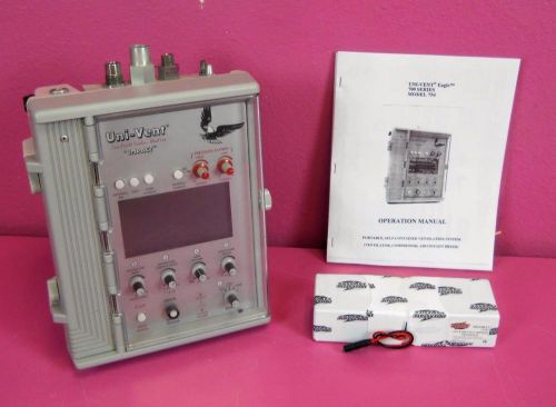 Impact Eagle Uni-Vent 754 754M Respiratory Transport Ventilator w/ New Battery