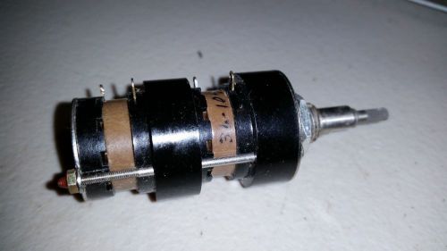 GRAYHILL ROTARY SWITCH  Dual Shaft 10 Position W. Each Shaft with 4 Positions