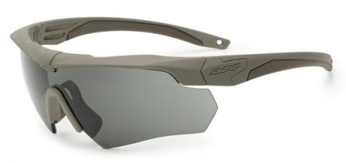 ESS 740-0463 Terrain Tan Crossbow Sunglasses 2X Clear/Smoke Grey Lens