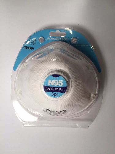 N95 Respirator Masks - 5-pack