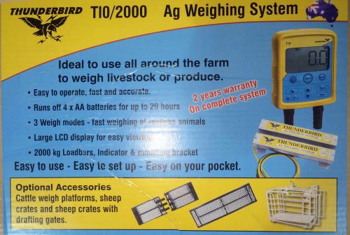 Agricultural Scales Cattle Sheep Scales Thunderbird T10 + 2000kg Weigh Bars