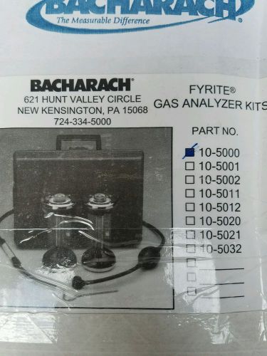 Bacharach 10-5000 Combustion Test Kit