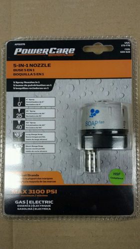 Power care 5-in-1 3,100 psi gas and electric pressure washer nozzle # ap31078 for sale