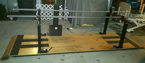 Physical therapy platform mounted parallel bars 10&#039; electronic lift not working for sale