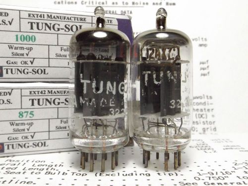 Two 12ax7(a) tung sol highfidelity grade lightly use pair for sale