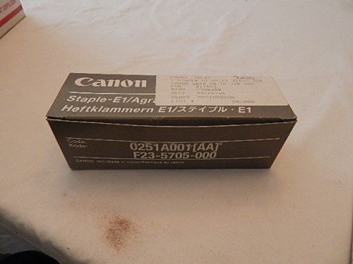Canon E1 Staple Cartridges 0251A001AA - 1 Box with 3 Cartridges
