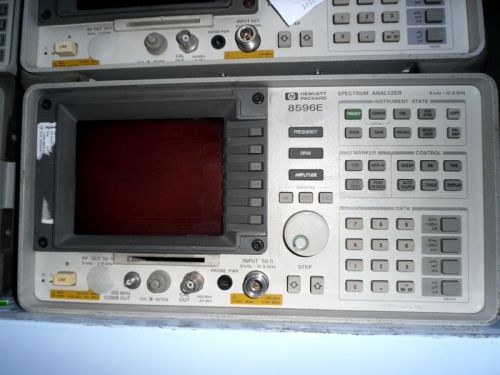 Agilent HP 8596E Spectrum Analyser 9KHz-12.8GHz 1pcs used