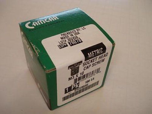 Cam Car 76078 Socket head Cap Screws Box OF 100 NSFP