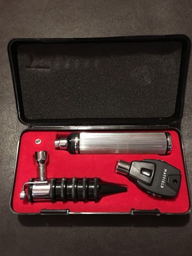 Mayfield Gowllands Otoscope/ Opthalmoscope Diagnostic Kit w/ Hard Case