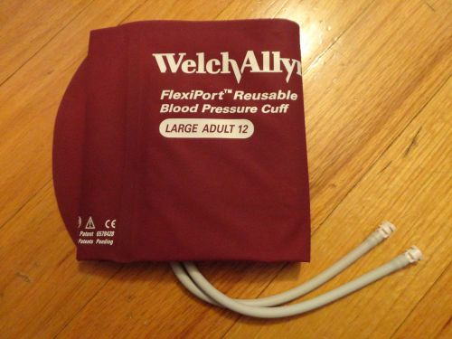 Welch Allyn Flexiport  Blood Pressure Cuff Adult 12 with tubing