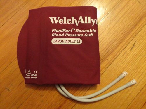 Welch Allyn Flexiport  Blood Pressure Cuff Adult 12 with tubing