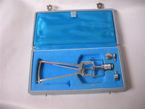 Vintage Schiotz Tonometer with Case and Papers Germany
