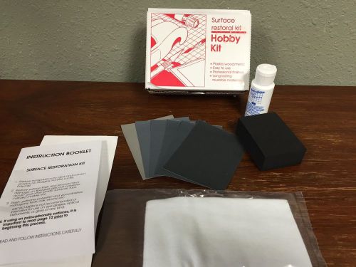Micro-Mesh Restoral Hobby Kit for Plastic,Wood,Metal &amp; Painted Surface Restore
