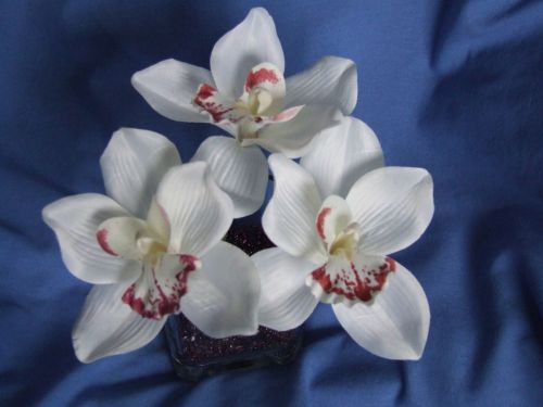Flower pens, flower pen bouquets-blue or black ball point pen-Orchids