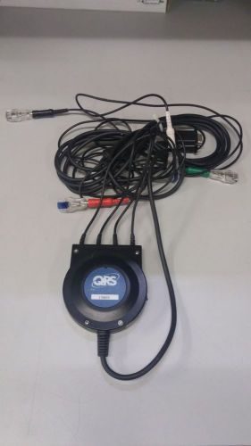 QRS Universal ECG 6000-4246 Rev.E Four Probe RS-232 PC Computer EKG Adapter