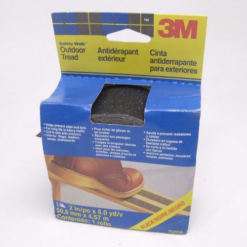 NEW 3M Safety Walk Grip Textured Outdoor Tread Black Tape 2&#034; x 180&#034;  7635NA