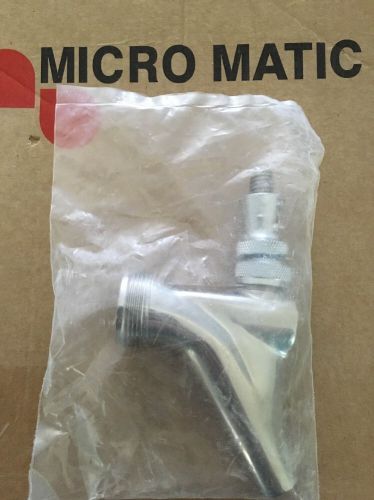 MICRO MATIC POLISHED STAINLESS STEEL BEER TAP FAUCET SS 304 FITTING HANDLE