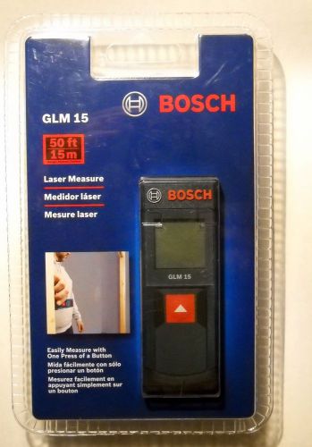 Bosch GLM 15 Compact Laser Measure, 50-Feet