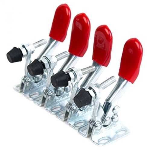 4pcs Red Toggle Clamp GH-201A 201-A Quick Release Tool Horizontal Clamp Hand HOT