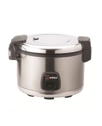 Winco rice 60 cups cooker w/warmer hinged cover rc-s300 for sale