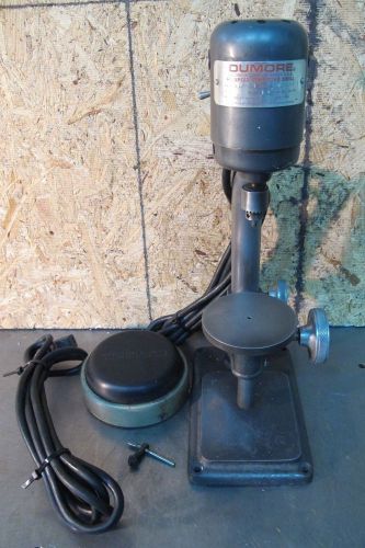 Dumore 16-011 high speed sensitive drill press w/foot pedal for sale
