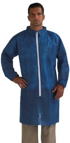 3m disposable lab coat 4400, polypropylene, medium, blue for sale