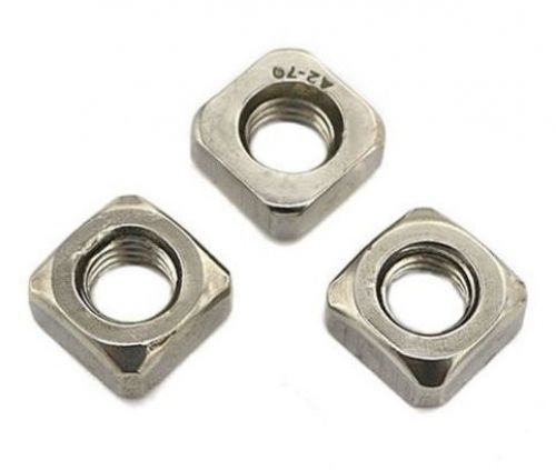 StarSide 100pcs 304 Stainless Steel Square Nuts M5