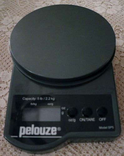 Pelouze Model SP5 SCALE Digital Compact Shipping Postal 5LB/2.2KG