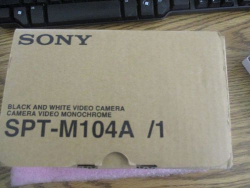 Sony Model: SPT-M104A /1 Black and White Video Camera.  New Old Stock  &lt;