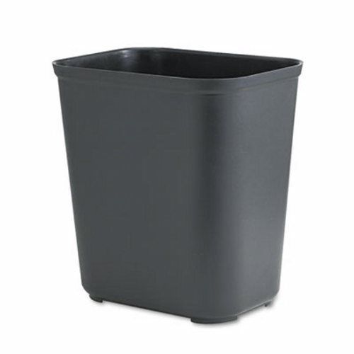 Rubbermaid 2543 black 7 gal. fire-resistant wastebasket new for sale