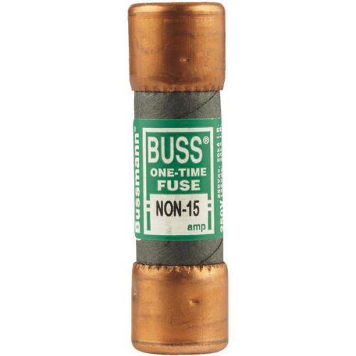 Bussmann NON-15 15-Amp 250V One-Time Cartridge Fuse