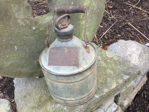 Antique Sextons Safety Can - Massachusetts Fire Extinguisher 1915
