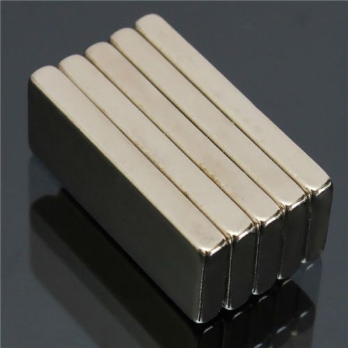 5pcs N52 Strong Rectangular Neodymium Magnets 25x10x3mm Block NdFeB Rare Earth M