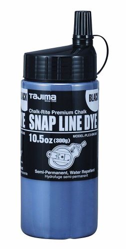 Tajima PLC3-BK300 Chalk-Rite 10.5-Ounce Snap Line Black Powder Dye