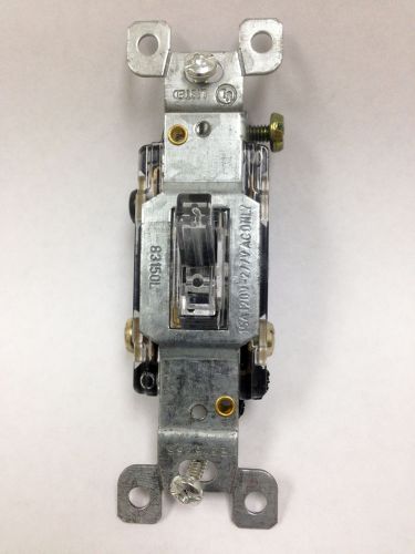 10/pk clear lighted 15a toggle switches amber light illuminated 3way/sp for sale
